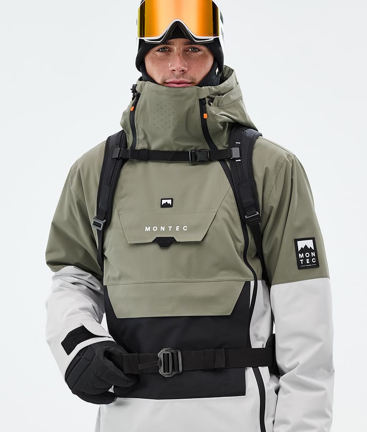 Montec Doom Snowboard Jacket Men Greenish/Black/Light Grey, Image 2 of 11