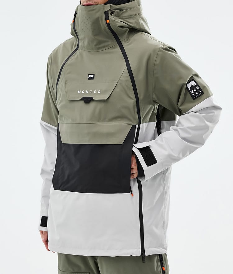 Montec Doom Snowboard Jacket Men Greenish/Black/Light Grey, Image 8 of 11