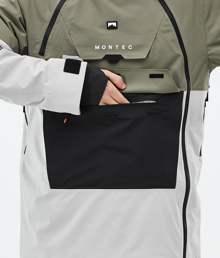 Montec Doom Snowboard Jacket Men Greenish/Black/Light Grey, Image 9 of 11