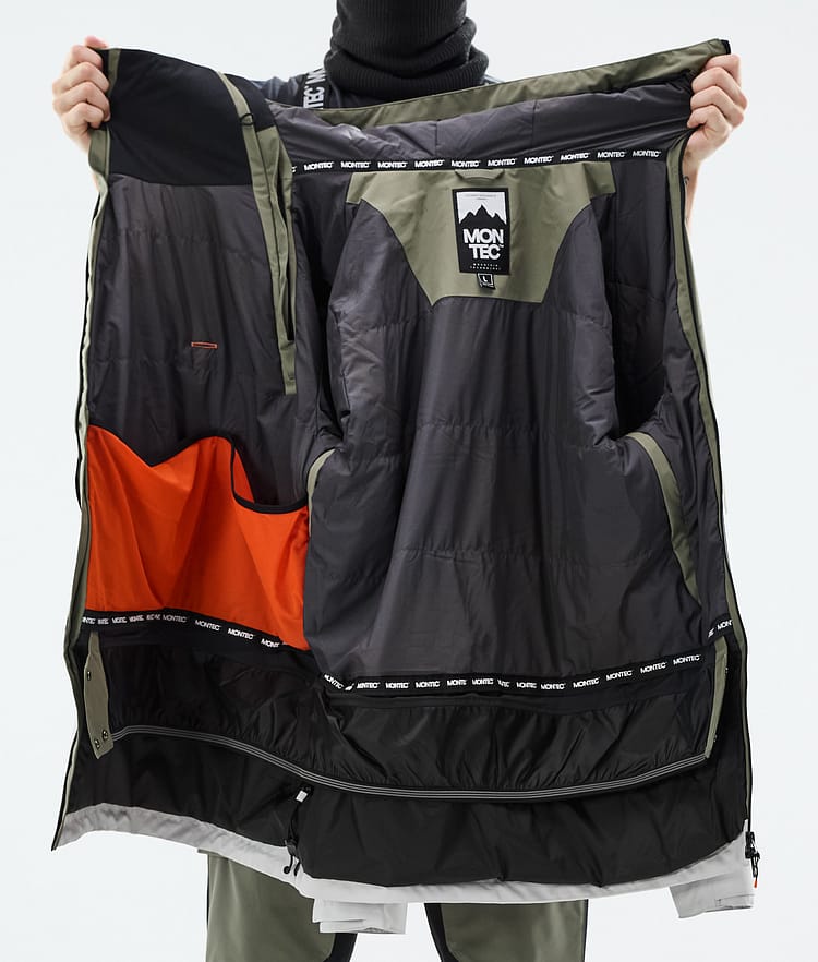 Montec Doom Snowboard Jacket Men Greenish/Black/Light Grey, Image 11 of 11