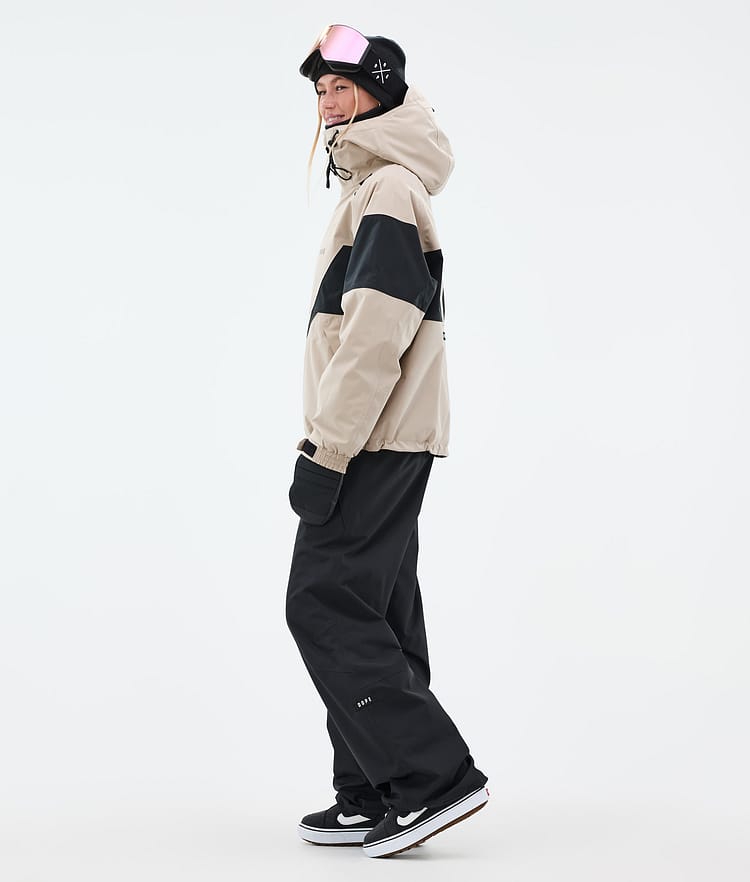 Dope Spartan W Veste Snowboard Femme Spike Sand/Black, Image 3 sur 8