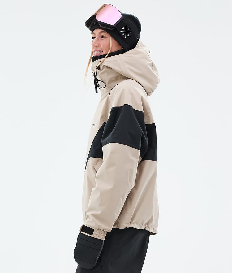 Dope Spartan W Kurtka Narciarska Kobiety Spike Sand/Black, Zdjęcie 5 z 8