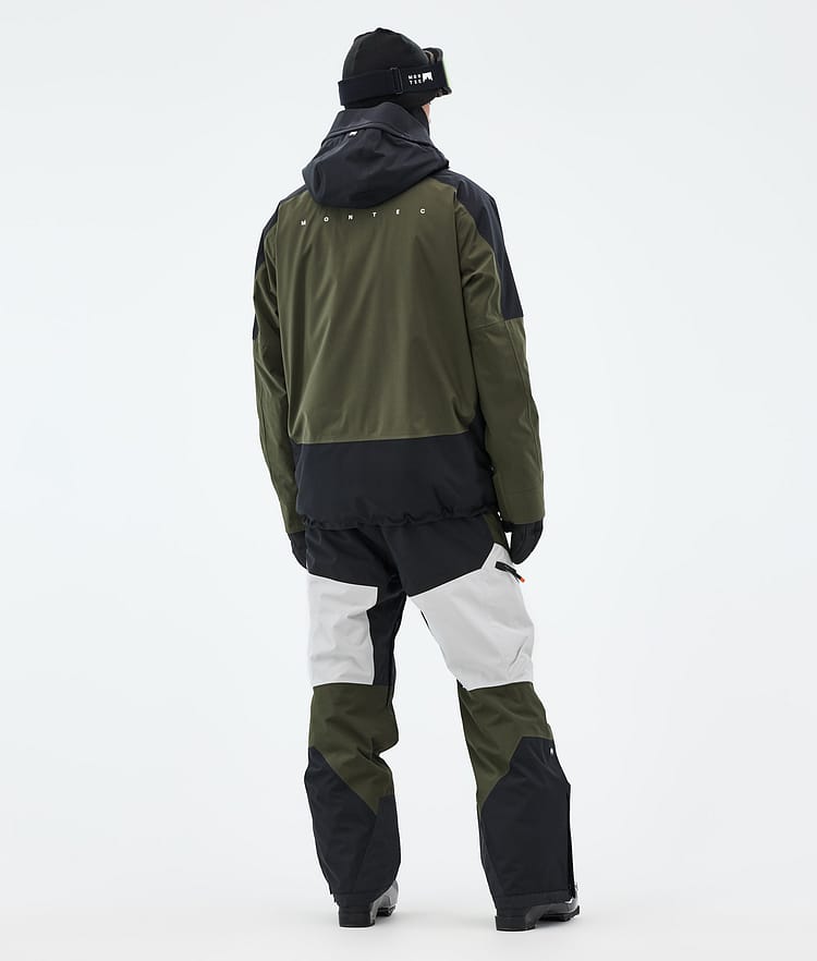Montec Morpheus Ski Jacket Men Black/Olive Green/Light Grey, Image 5 of 10