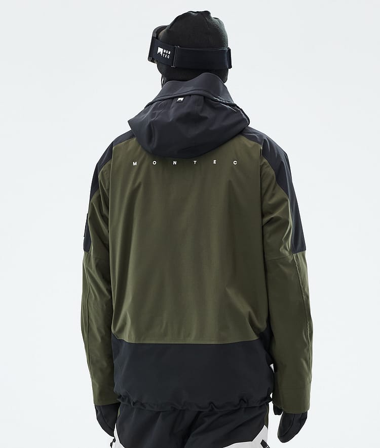 Montec Morpheus Ski Jacket Men Black/Olive Green/Light Grey, Image 7 of 10