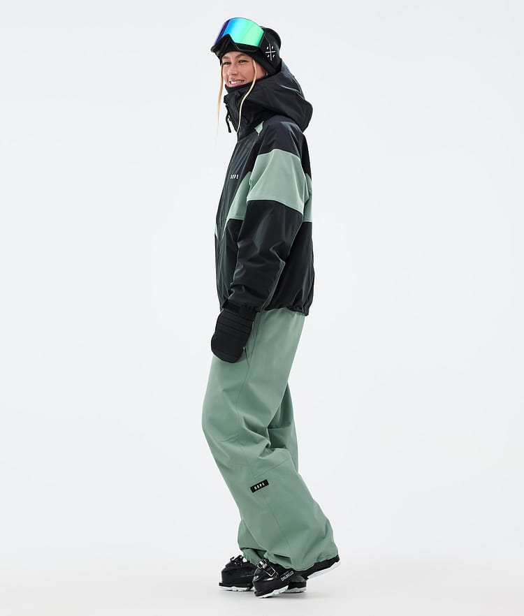 Dope Spartan W Veste de Ski Femme Spike Black/Faded Green, Image 3 sur 8