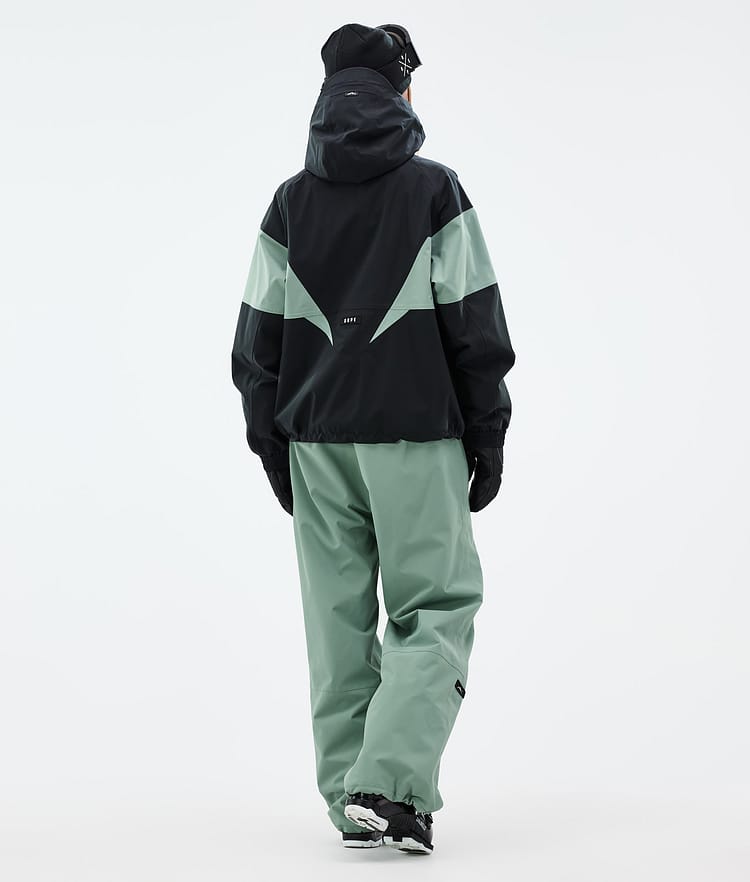 Dope Spartan W Veste de Ski Femme Spike Black/Faded Green, Image 4 sur 8