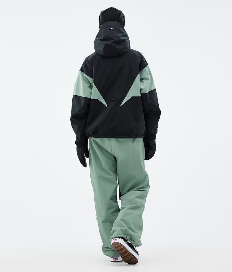 Dope Spartan W Veste Snowboard Femme Spike Black/Faded Green, Image 4 sur 8