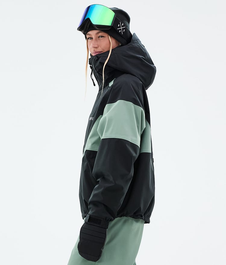 Dope Spartan W Veste Snowboard Femme Spike Black/Faded Green, Image 5 sur 8