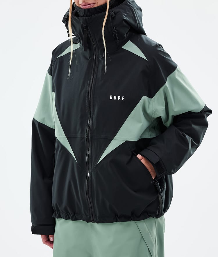 Dope Spartan W Veste Snowboard Femme Spike Black/Faded Green, Image 7 sur 8