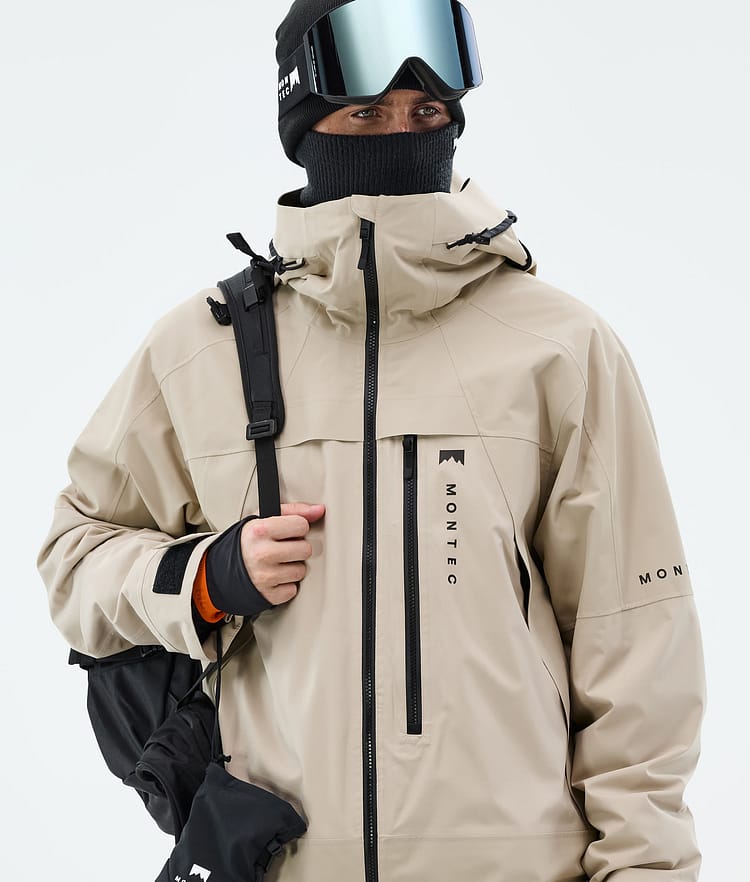 Montec Oracle Kurtka Snowboardowa Mężczyźni Sand, Zdjęcie 2 z 11