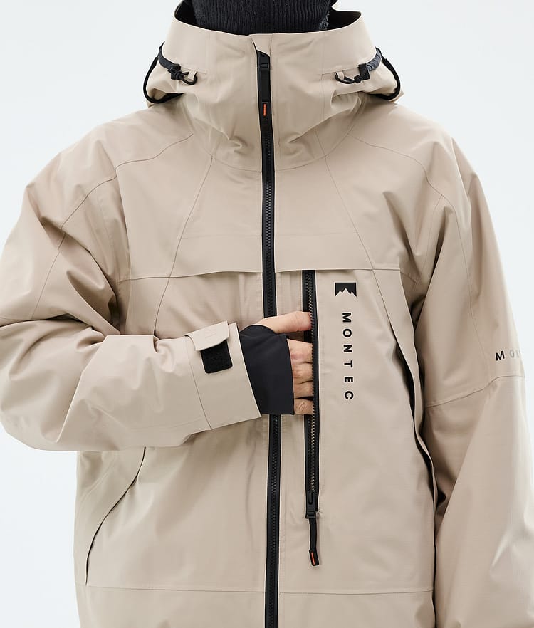 Montec Oracle Snowboard Jacket Men Sand, Image 8 of 9