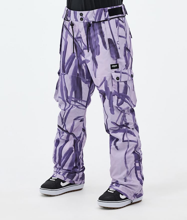 Dope Iconic W Snowboard Pants Women Scribble Purple, Image 1 of 7