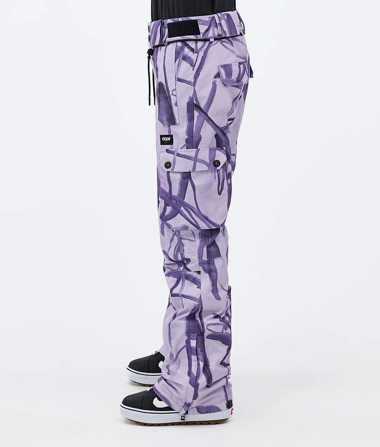 Dope Iconic W Snowboard Pants Women Scribble Purple, Image 3 of 7