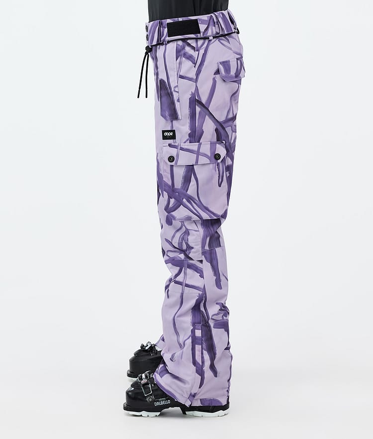 Dope Iconic W Ski Pants Women Scribble Purple, Image 3 of 7
