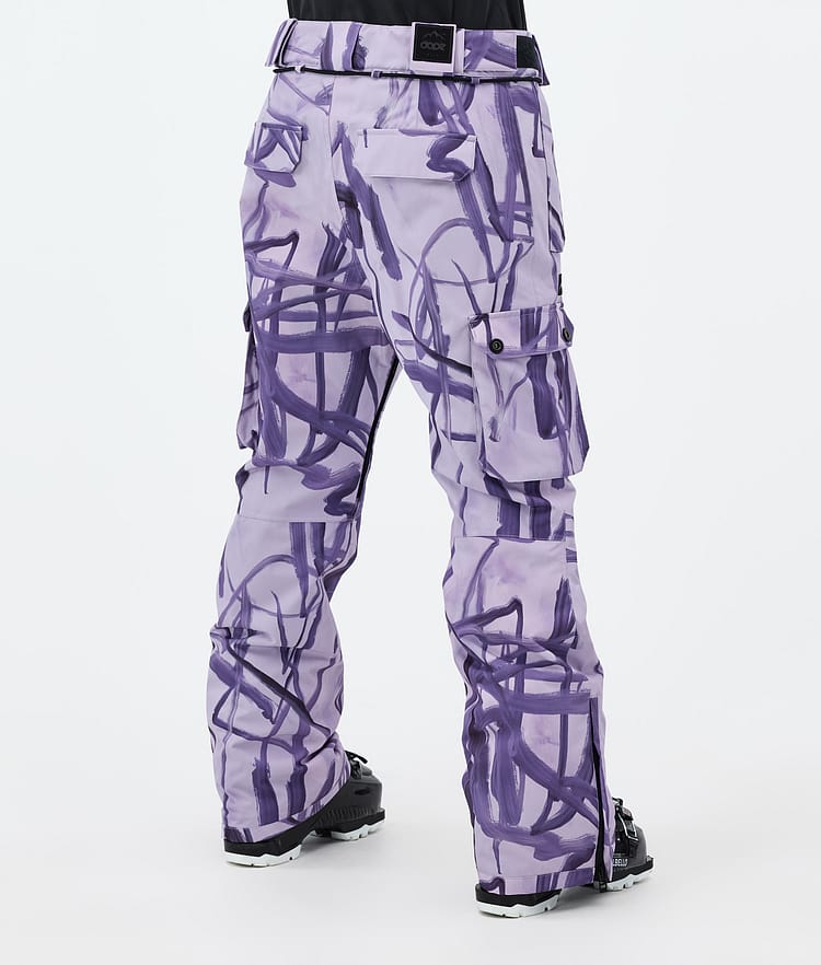 Dope Iconic W Ski Pants Women Scribble Purple, Image 4 of 7