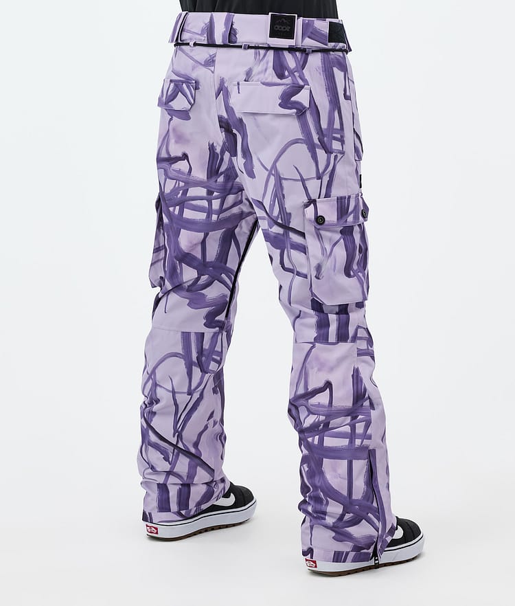 Dope Iconic W Snowboard Pants Women Scribble Purple, Image 4 of 7