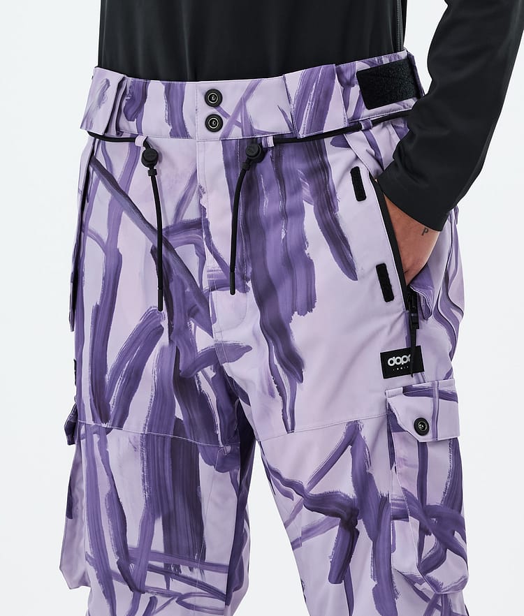 Dope Iconic W Snowboard Pants Women Scribble Purple, Image 5 of 7
