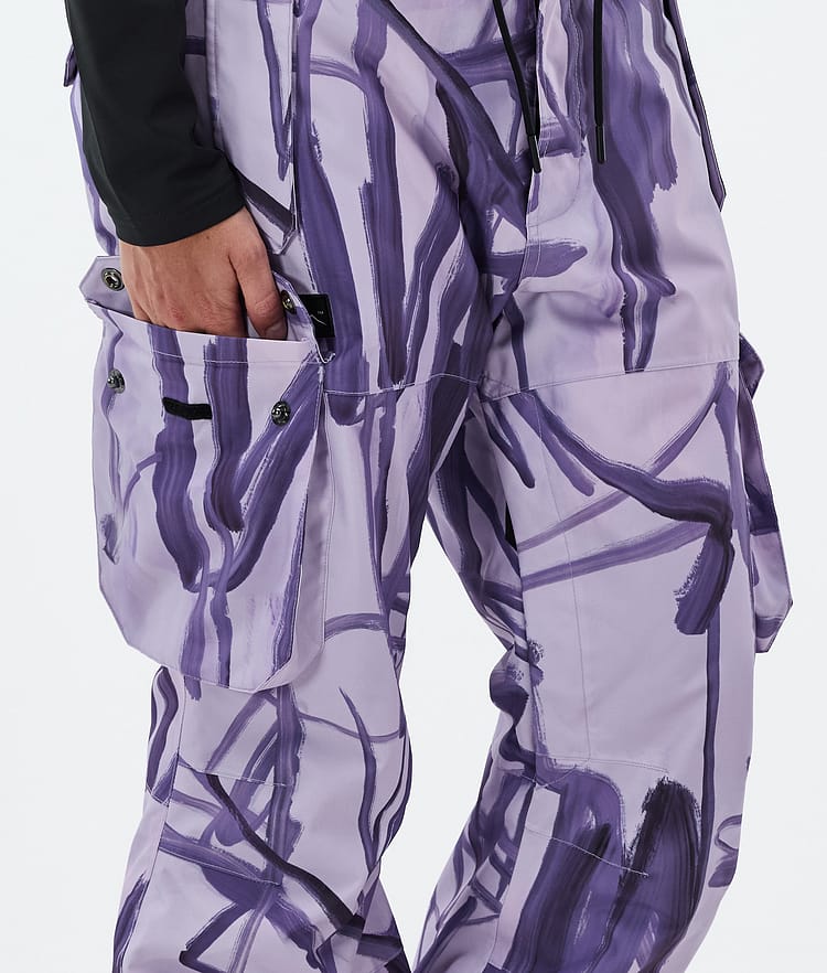 Dope Iconic W Ski Pants Women Scribble Purple, Image 6 of 7