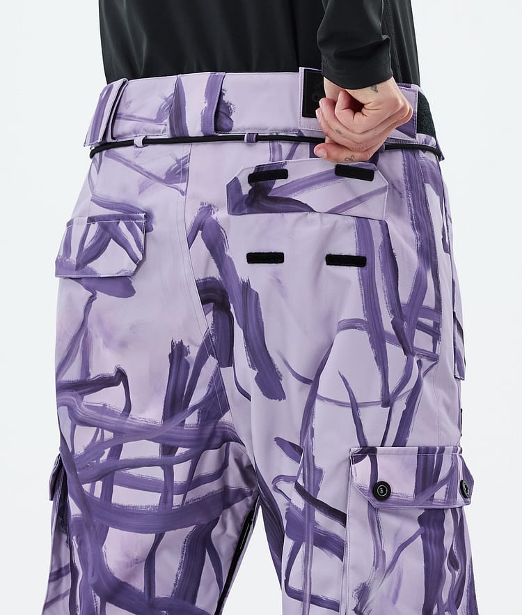 Dope Iconic W Ski Pants Women Scribble Purple, Image 7 of 7
