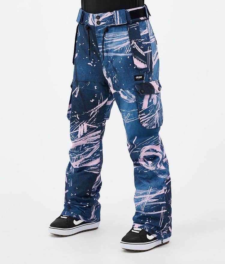 Dope Iconic W Snowboard Pants Women Carvings Pink, Image 1 of 7