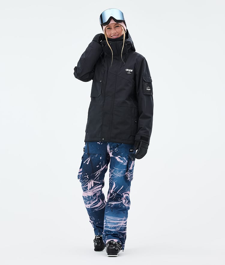 Dope Iconic W Ski Pants Women Carvings Pink, Image 2 of 7