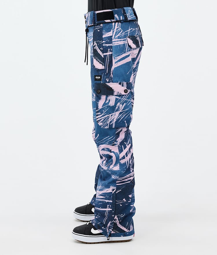 Dope Iconic W Snowboard Pants Women Carvings Pink, Image 3 of 7