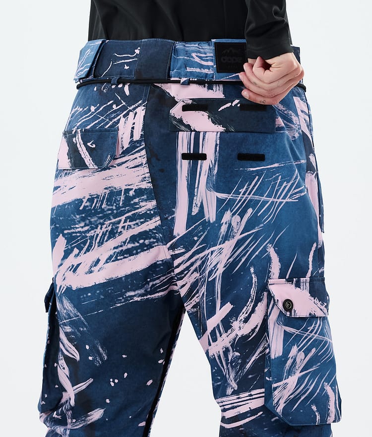 Dope Iconic W Snowboard Pants Women Carvings Pink, Image 7 of 7