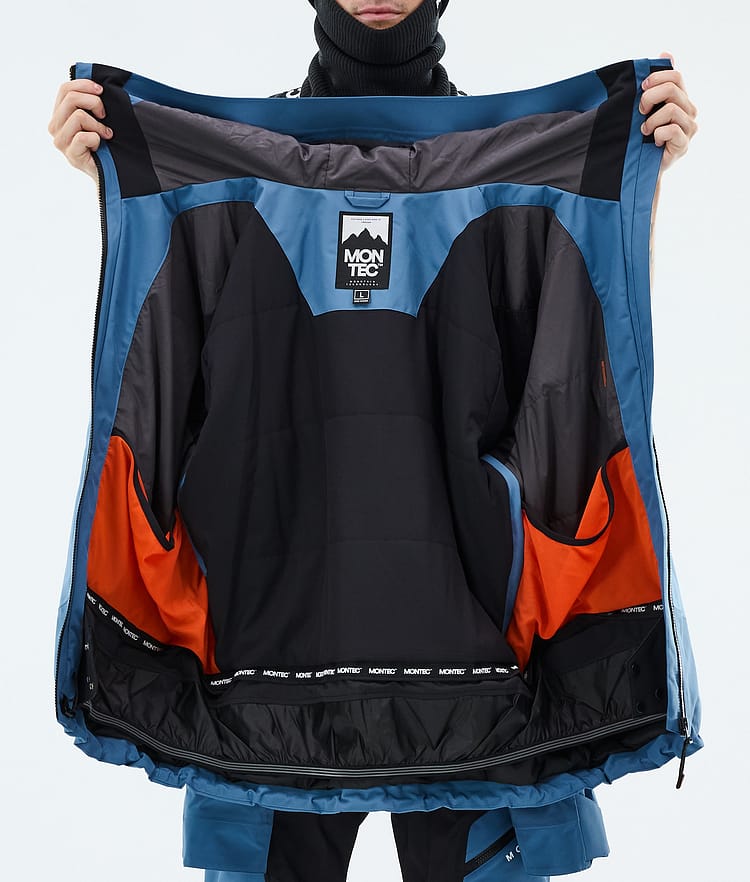 Montec Oracle Snowboard Jacket Men Blue Steel, Image 9 of 9