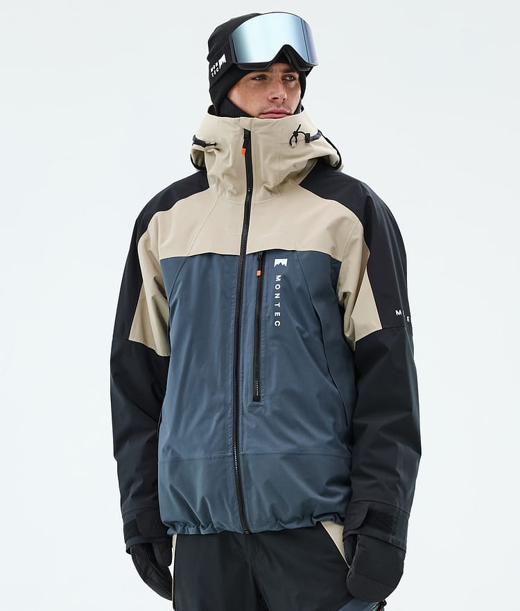 Montec Oracle Veste Snowboard Homme Sand/Black/Metal Blue, Image 1 sur 10