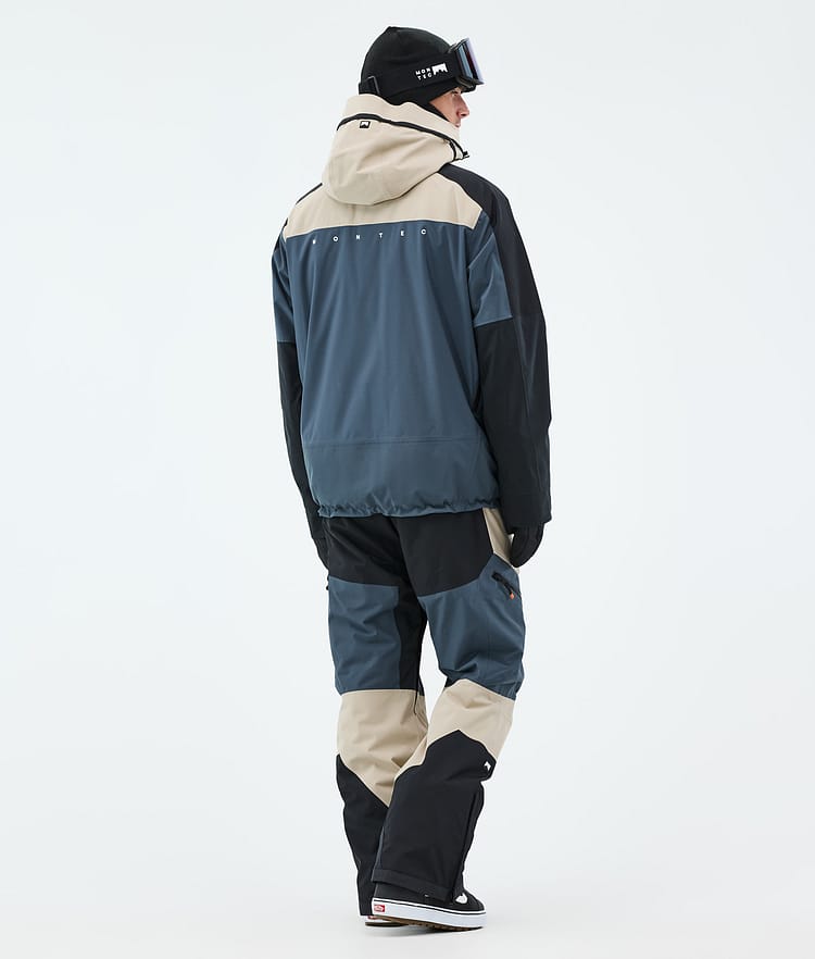 Montec Oracle Veste Snowboard Homme Sand/Black/Metal Blue, Image 5 sur 10