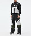 Montec Dozer Snowboard Pants Men Light Grey/Black/Olive Green