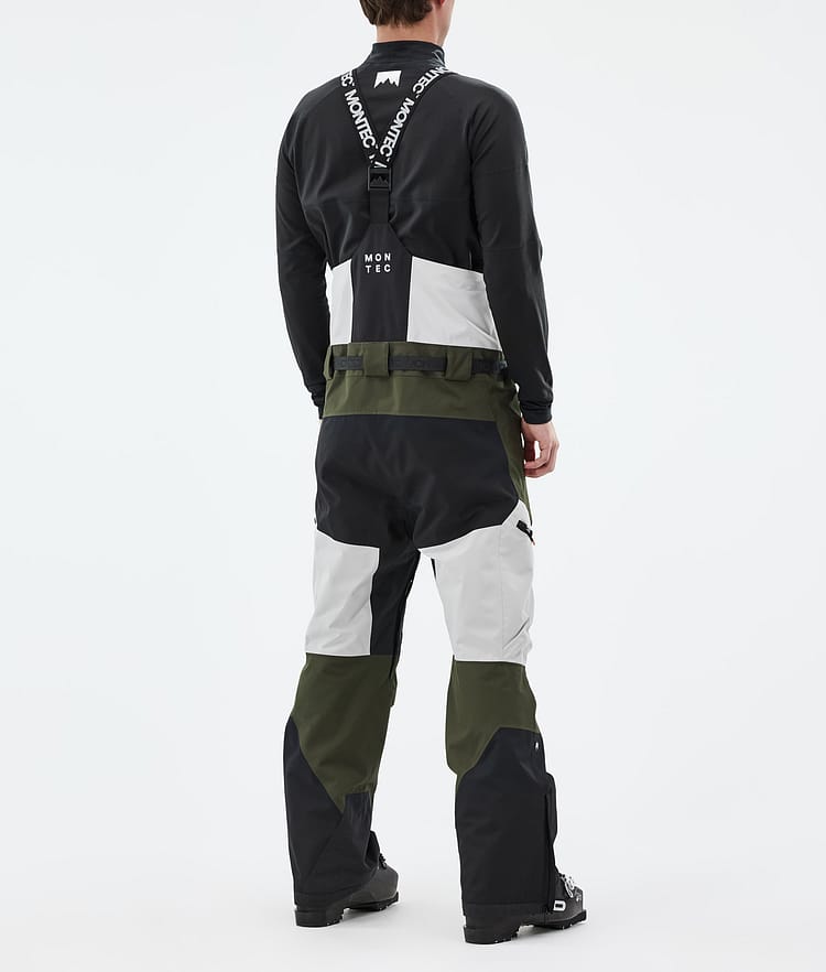 Montec Dozer Ski Pants Men Light Grey/Black/Olive Green, Image 3 of 6
