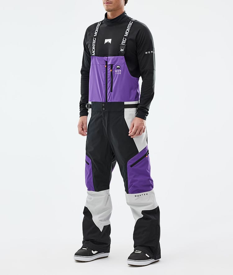 Montec Dozer Snowboard Pants Men Vivid Purple/Black/Light Grey, Image 1 of 6