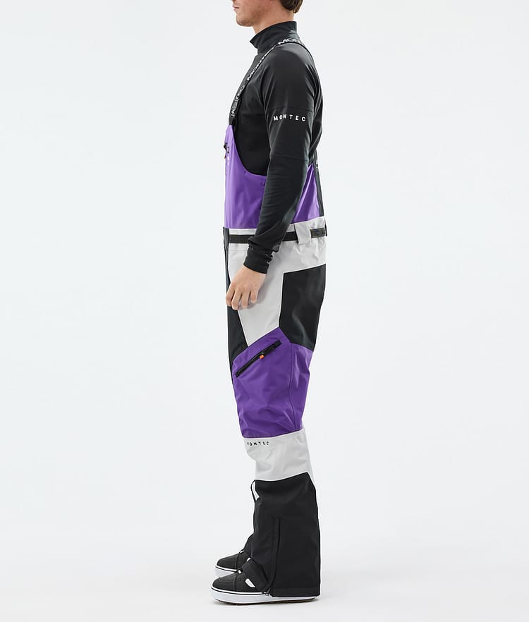 Montec Dozer Snowboard Pants Men Vivid Purple/Black/Light Grey, Image 2 of 6