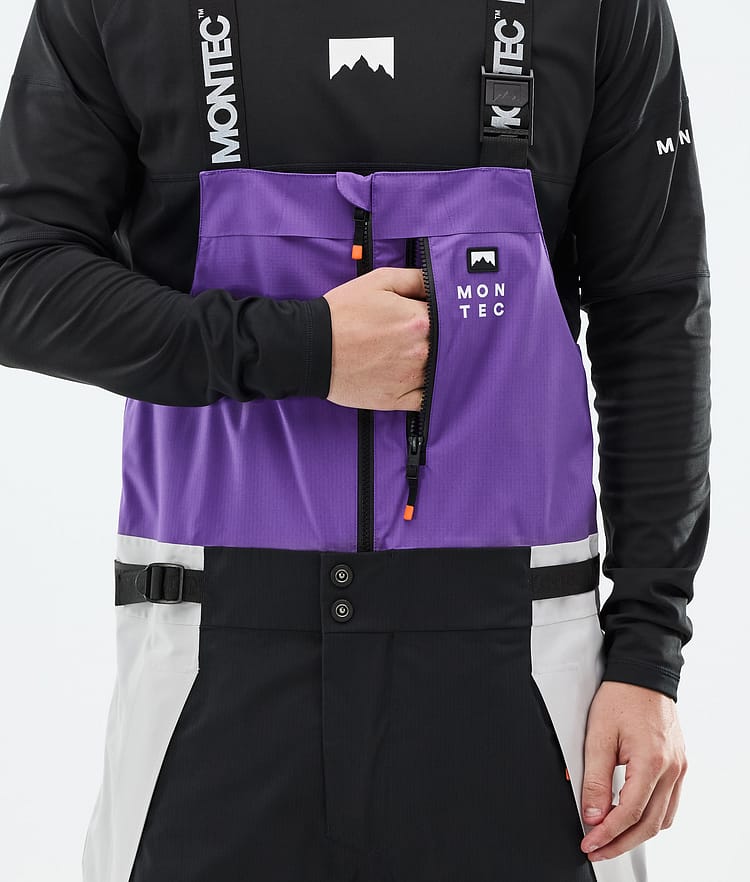 Montec Dozer Ski Pants Men Vivid Purple/Black/Light Grey, Image 5 of 6