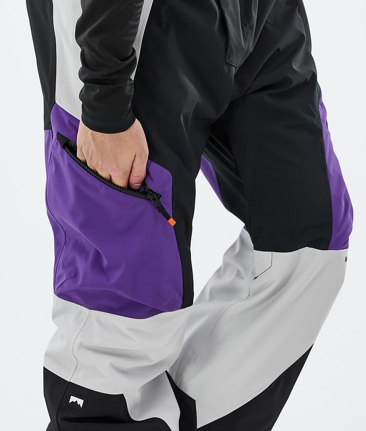 Montec Dozer Ski Pants Men Vivid Purple/Black/Light Grey, Image 6 of 6