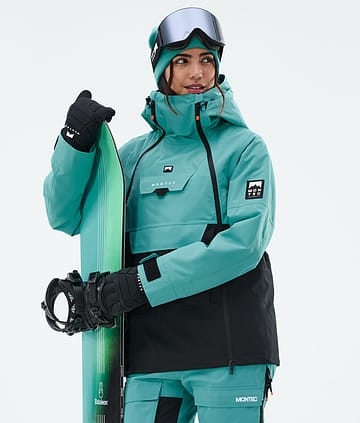 Montec Doom W Kurtka Snowboardowa Kobiety Turquoise/Black