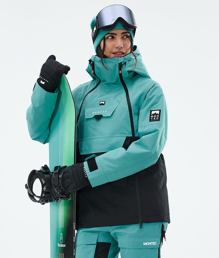 Montec Doom W Snowboard Jacket Women Turquoise/Black, Image 1 of 11
