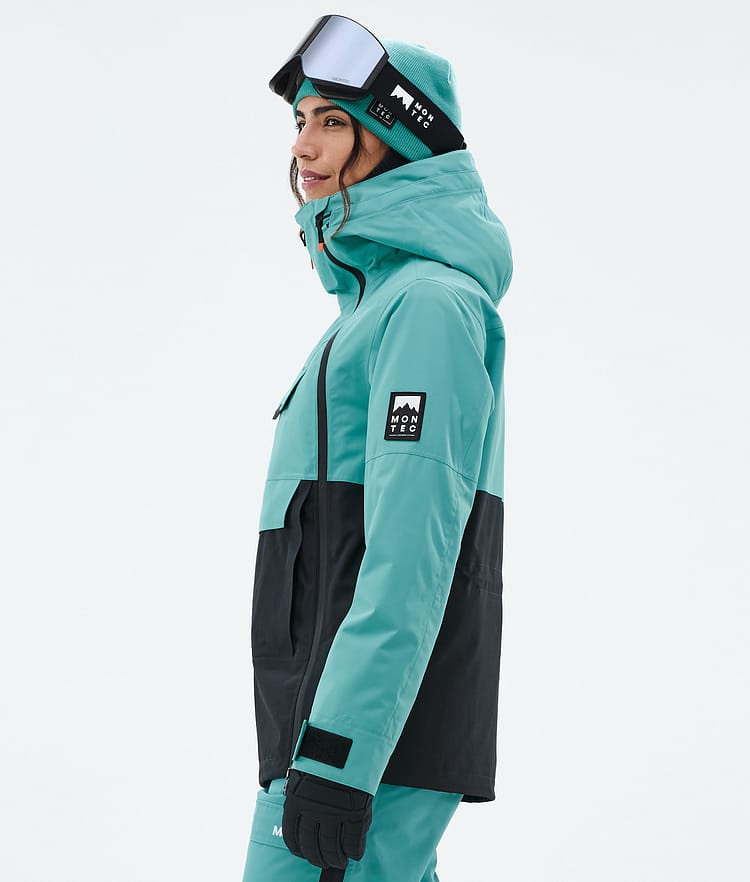 Montec Doom W Snowboard Jacket Women Turquoise/Black, Image 6 of 11