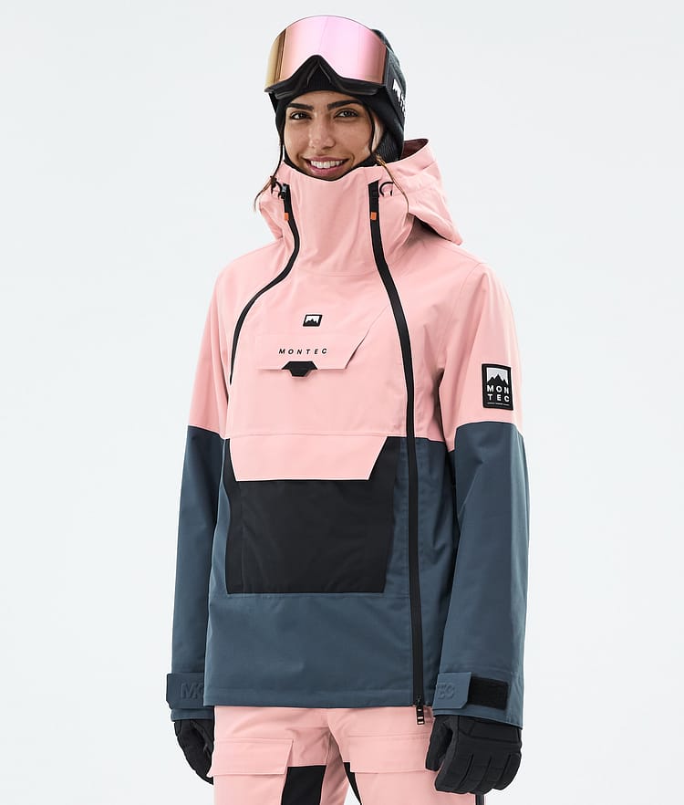 Montec Doom W Ski Jacket Women Soft Pink/Black/Metal Blue, Image 1 of 11