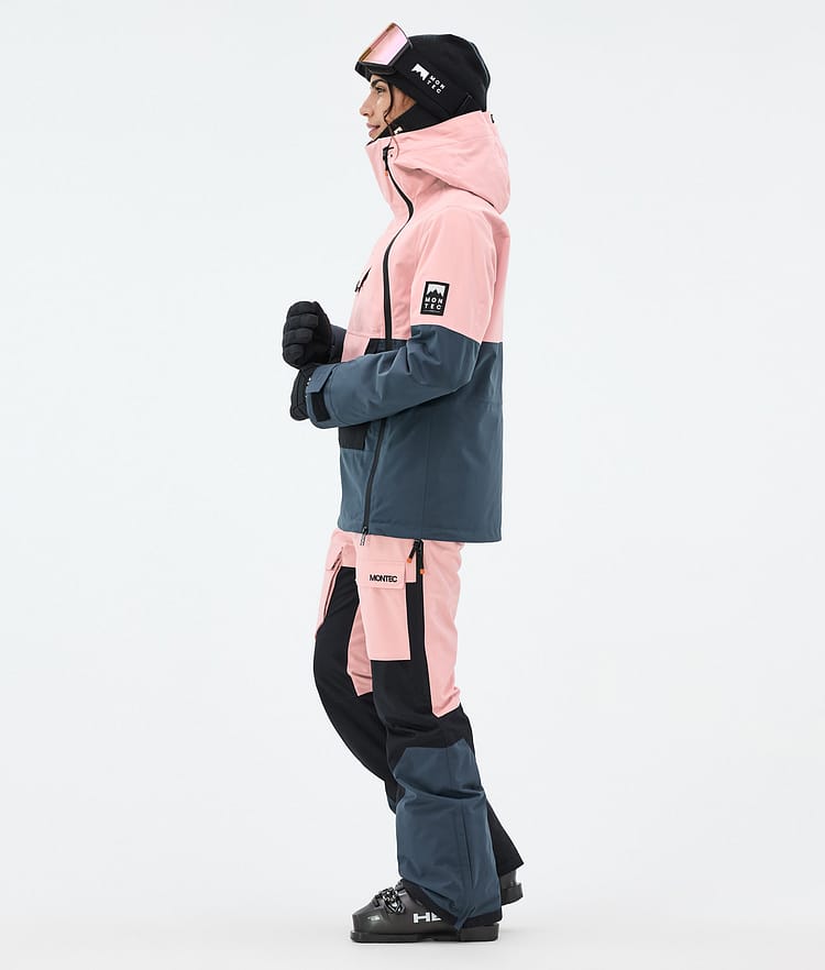 Montec Doom W Ski Jacket Women Soft Pink/Black/Metal Blue, Image 4 of 11