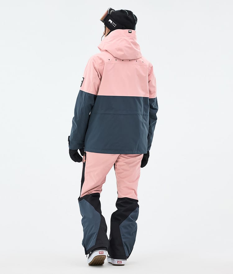 Montec Doom W Snowboard Jacket Women Soft Pink/Black/Metal Blue, Image 5 of 11