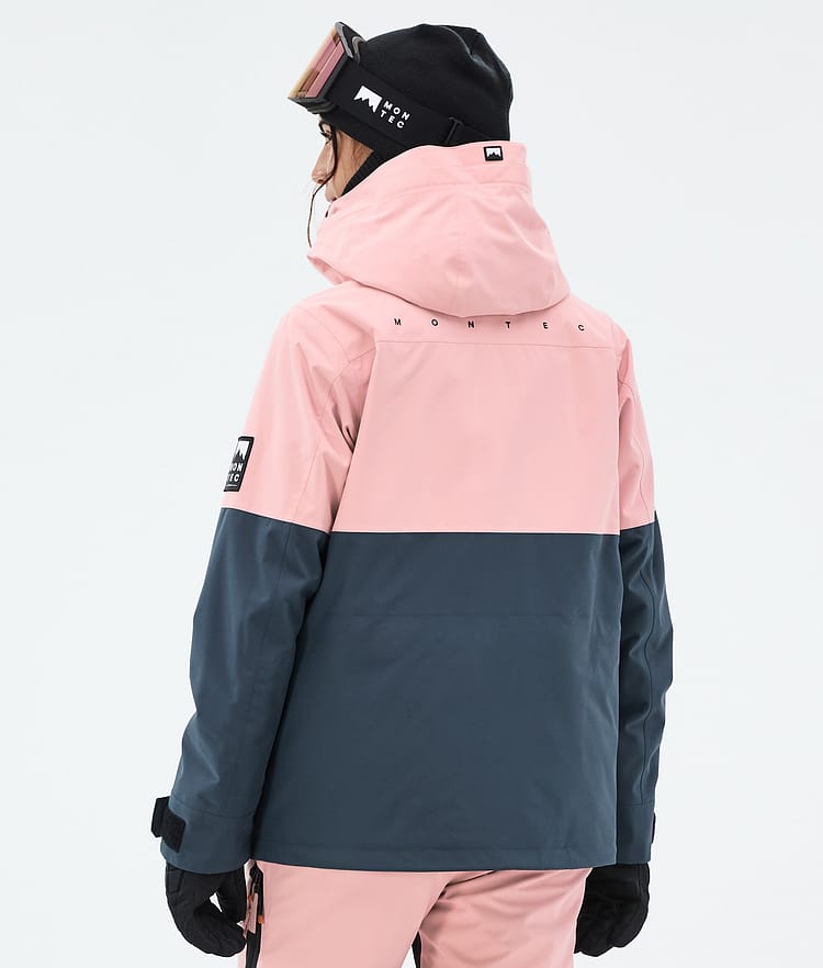 Montec Doom W Ski Jacket Women Soft Pink/Black/Metal Blue, Image 7 of 11