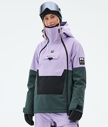 Montec Doom W Kurtka Snowboardowa Kobiety Faded Violet/Black/Dark Atlantic