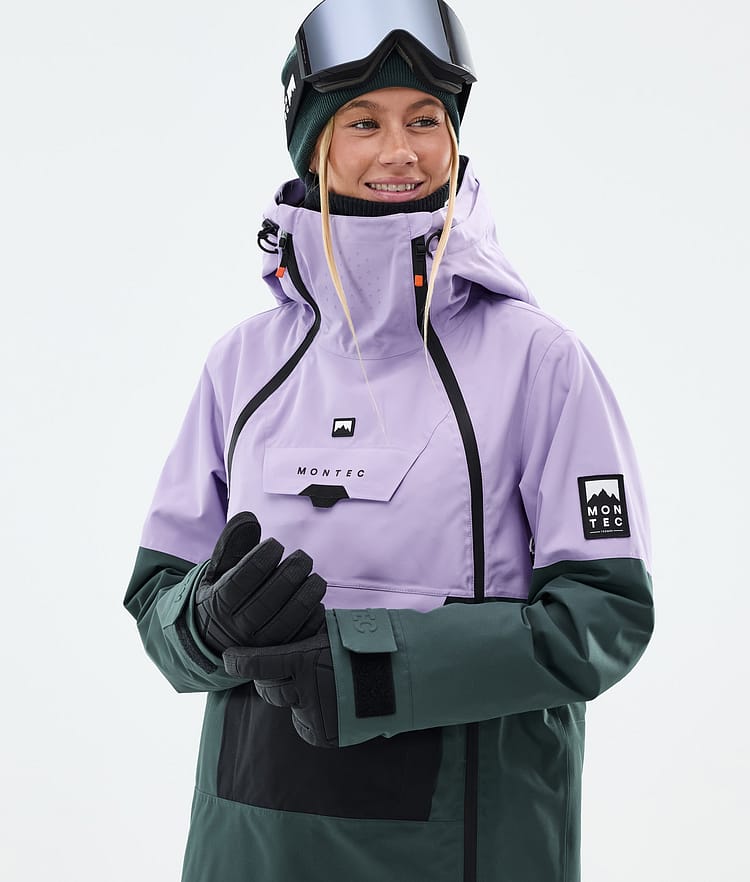 Montec Doom W Snowboard Jacket Women Faded Violet/Black/Dark Atlantic, Image 2 of 11