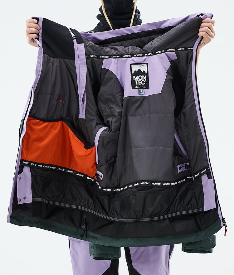 Montec Doom W Snowboard Jacket Women Faded Violet/Black/Dark Atlantic, Image 11 of 11