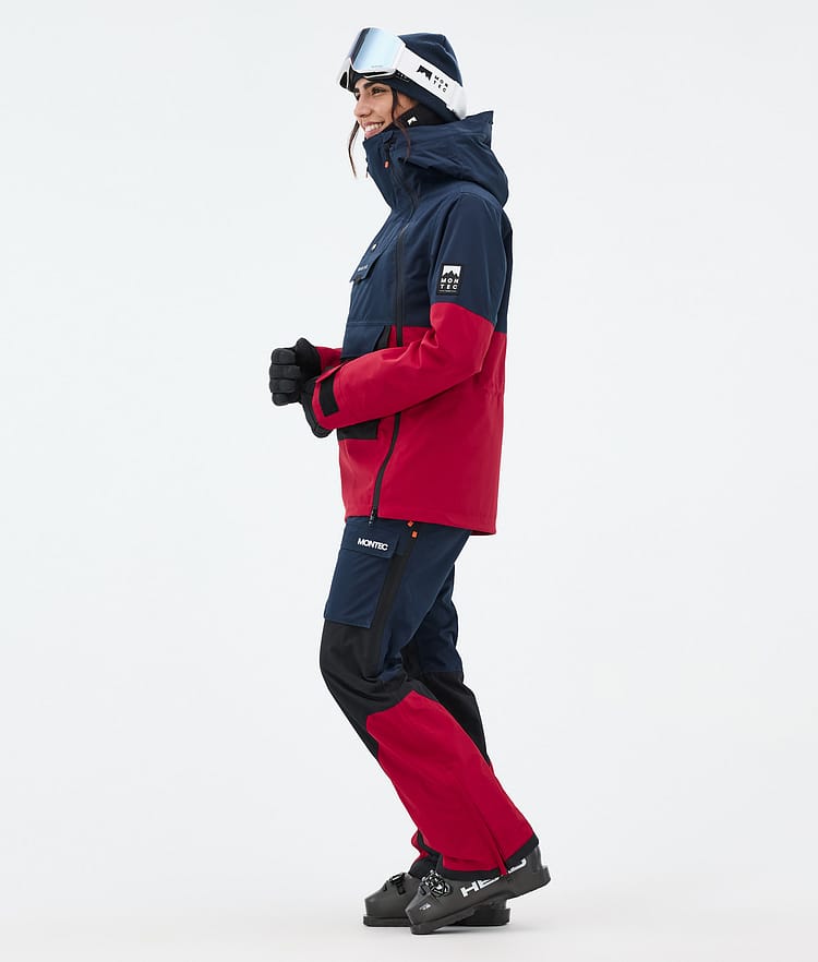 Montec Doom W Ski Jacket Women Dark Blue/Black/Deep Red, Image 4 of 11