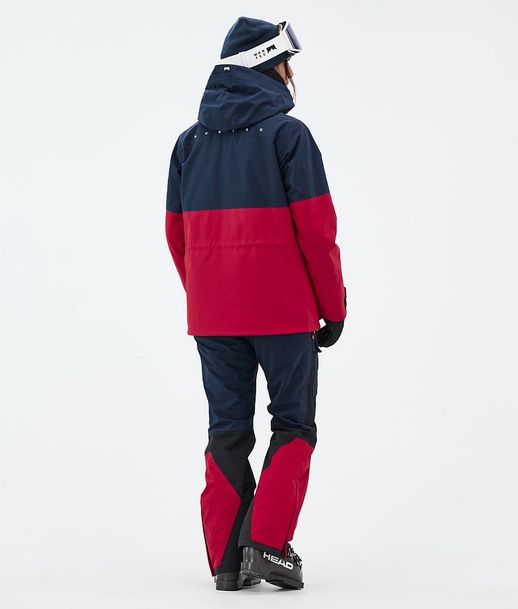 Montec Doom W Ski Jacket Women Dark Blue/Black/Deep Red, Image 5 of 11