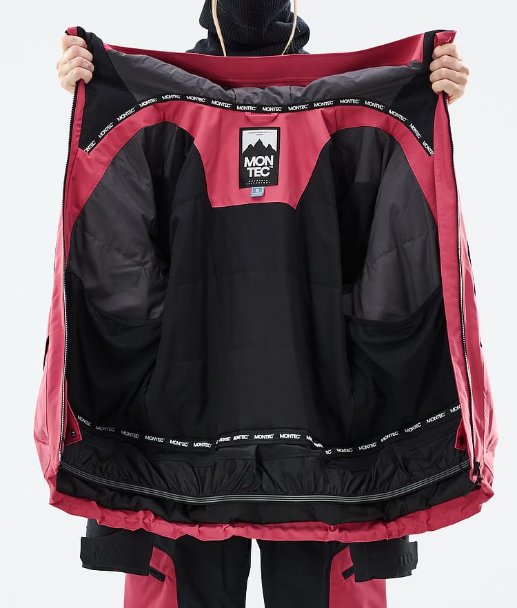 Montec Morpheus W Snowboard Jacket Women Light Red/Black, Image 10 of 10
