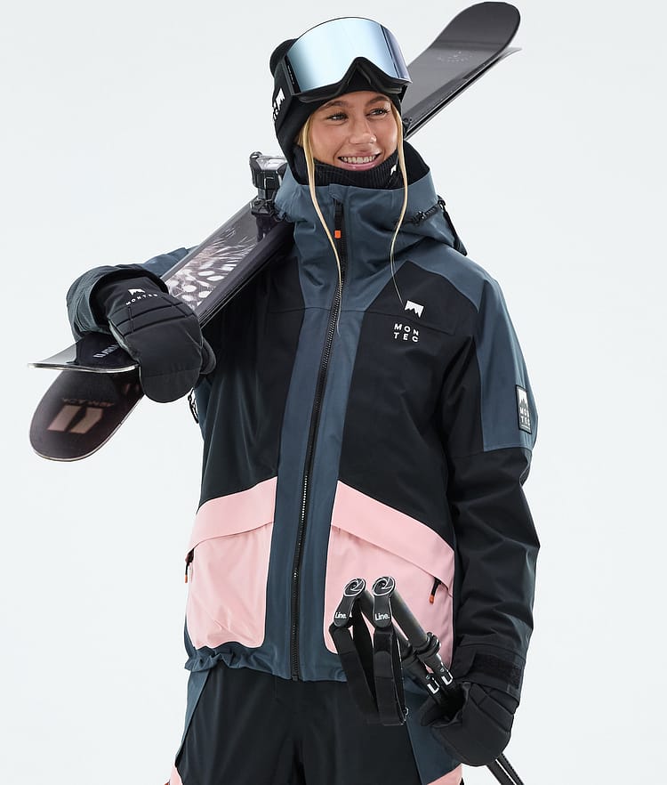 Montec Morpheus W Ski Jacket Women Metal Blue/Black/Soft Pink, Image 1 of 10